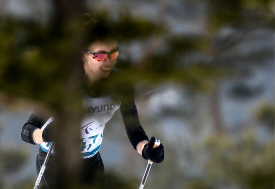 2018 Winter Paralympics. Cross-country skiing. Women. 15 km