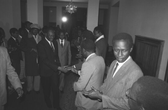 Malian President Moussa Traore's visit to USSR