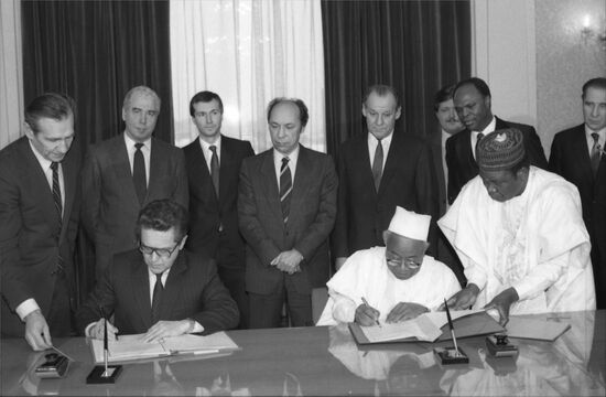 Cooperation between Nigeria and USSR