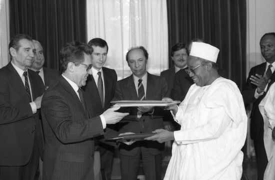 Cooperation between Nigeria and USSR