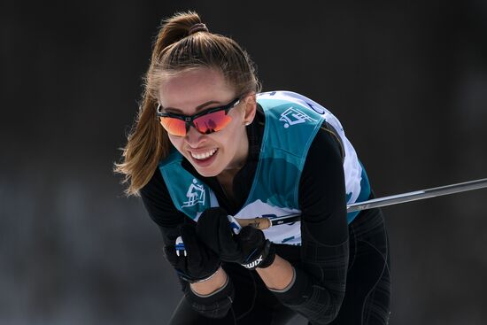2018 Winter Paralympics. Cross-country skiing. Women. 15 km