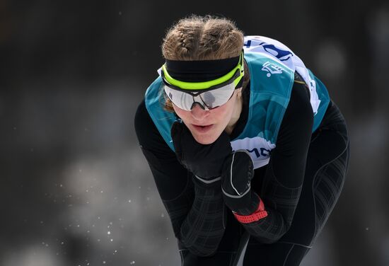 2018 Winter Paralympics. Cross-country skiing. Women. 15 km