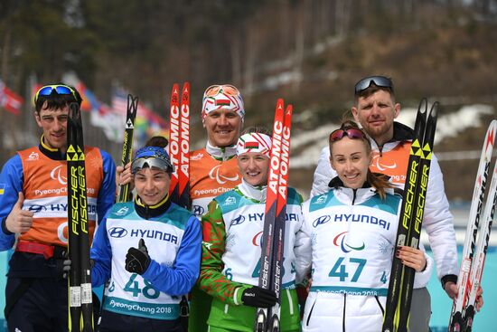 2018 Winter Paralympics. Cross-country skiing. Women. 15 km