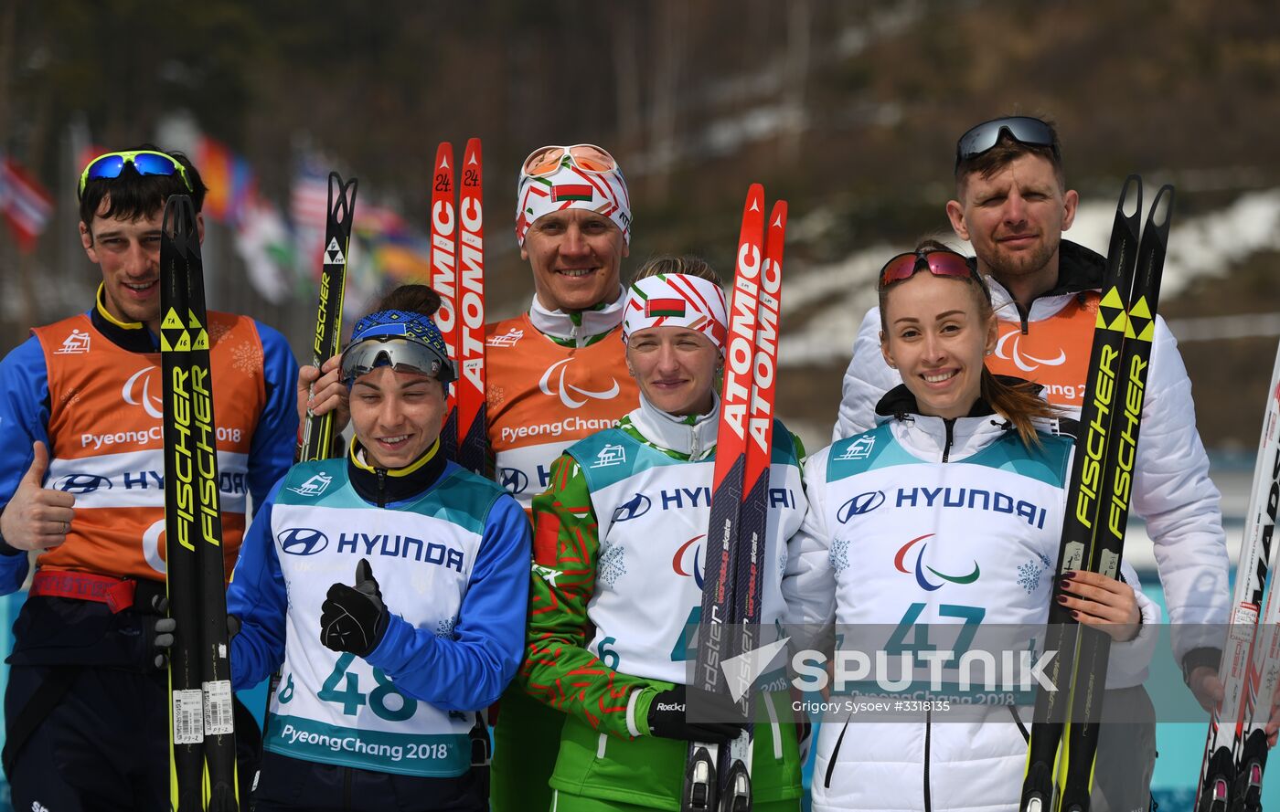 2018 Winter Paralympics. Cross-country skiing. Women. 15 km
