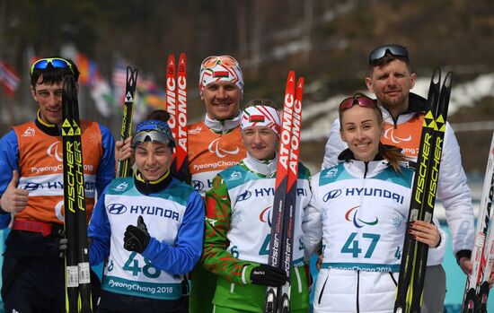 2018 Winter Paralympics. Cross-country skiing. Women. 15 km