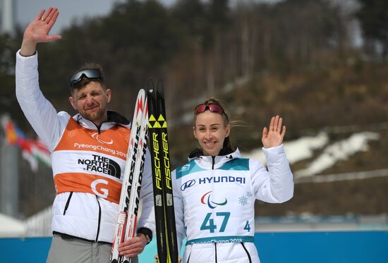 2018 Winter Paralympics. Cross-country skiing. Women. 15 km
