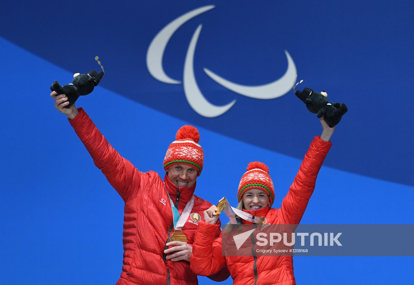 2018 Winter Paralympics. Award ceremony. Day three