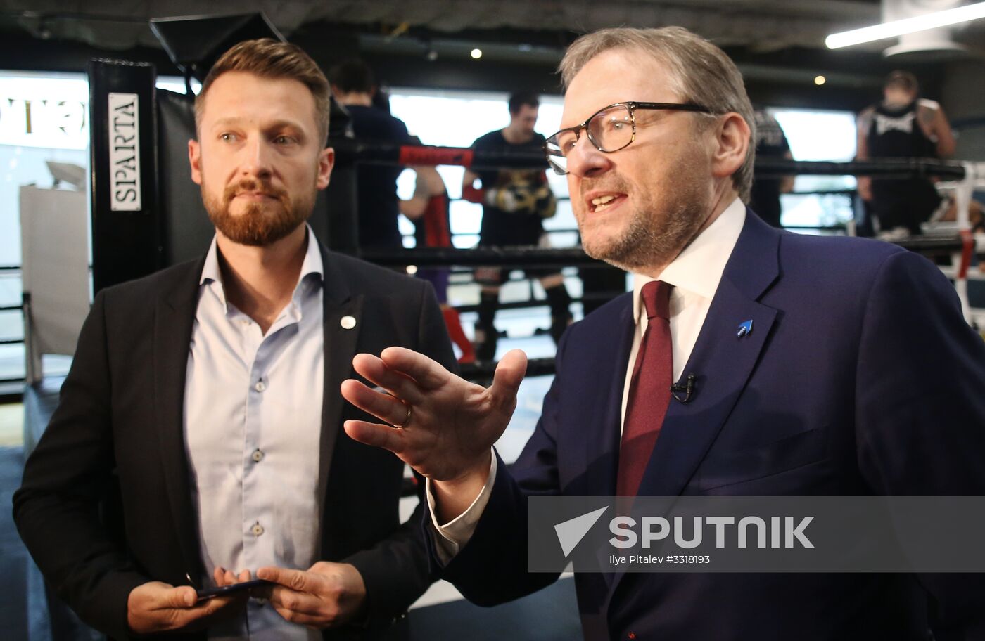 Russian presidential candidate Boris Titov visits Kuvshinka private daycare