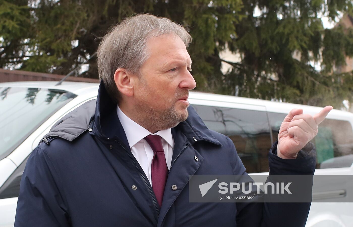 Russian presidential candidate Boris Titov visits Kuvshinka private daycare