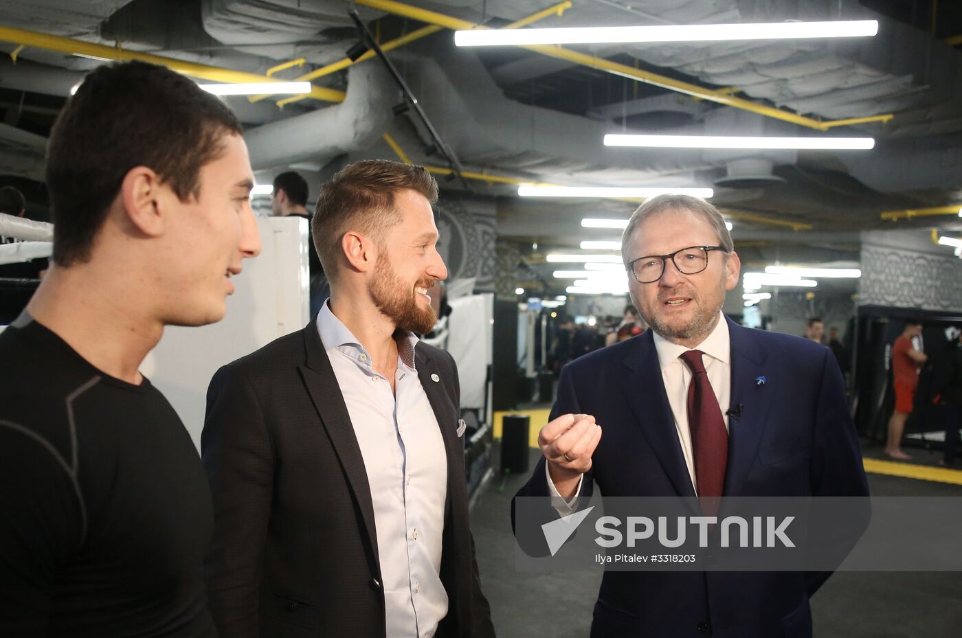 Russian presidential candidate Boris Titov visits Kuvshinka private daycare