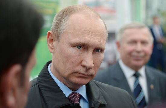 President Vladimir Putin's working trip to Krasnodar
