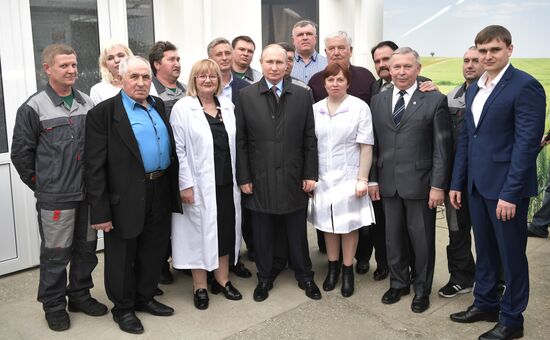 President Vladimir Putin's working trip to Krasnodar