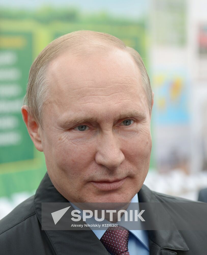 President Vladimir Putin's working trip to Krasnodar