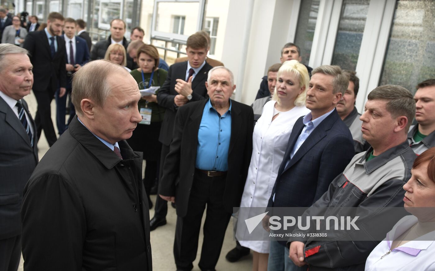 President Vladimir Putin's working trip to Krasnodar