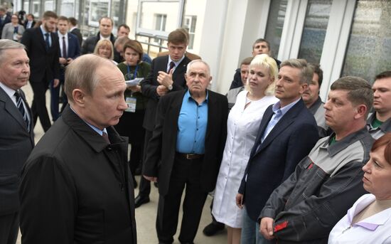 President Vladimir Putin's working trip to Krasnodar