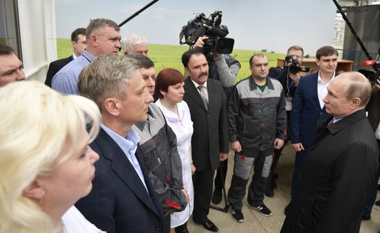 President Vladimir Putin's working trip to Krasnodar