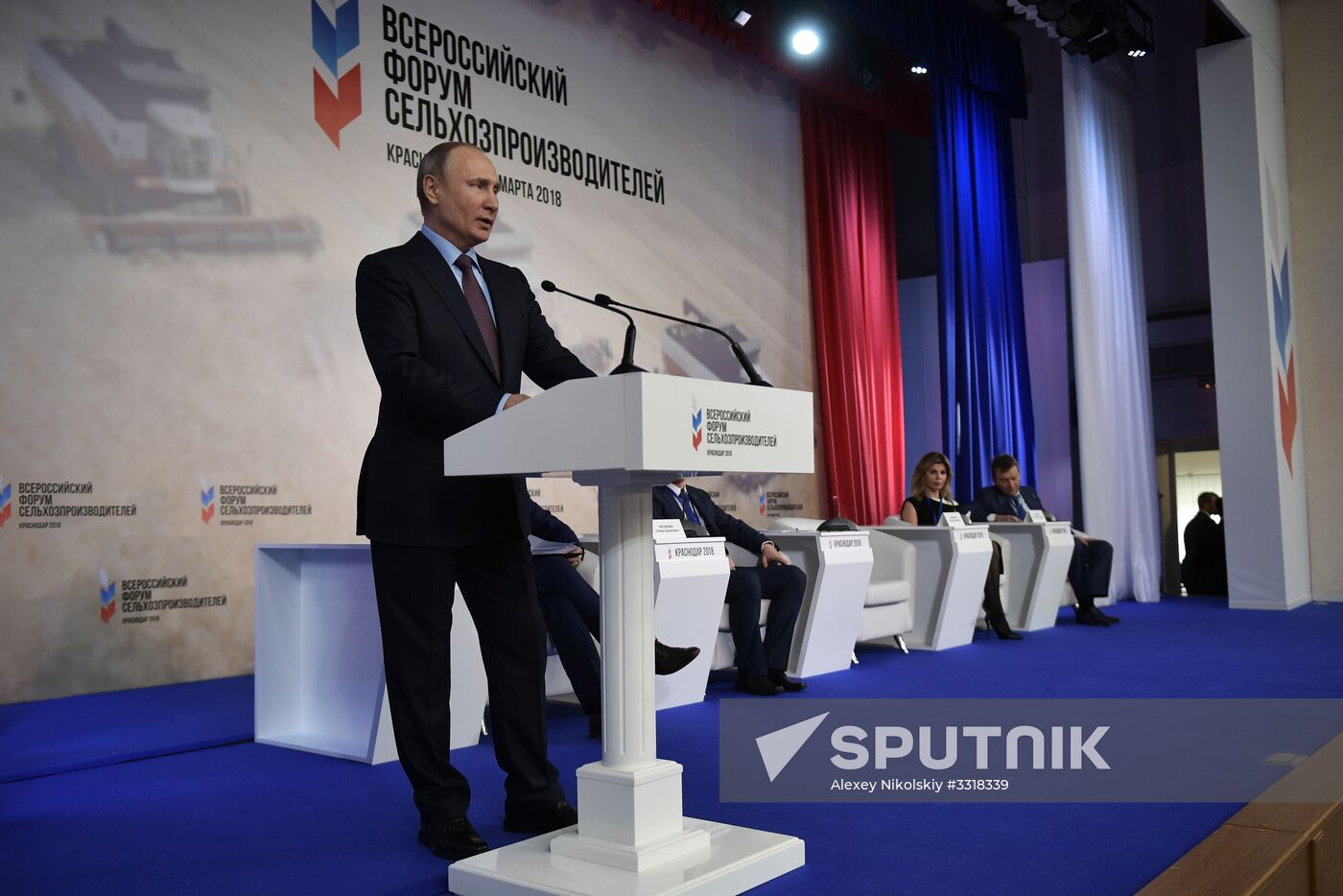 President Vladimir Putin's working trip to Krasnodar