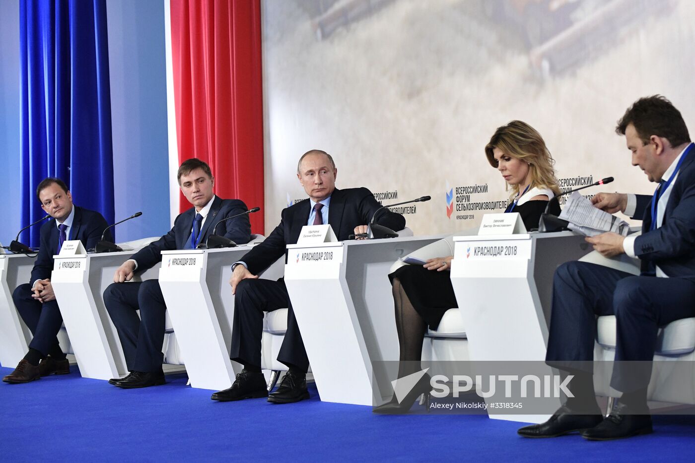 President Vladimir Putin's working trip to Krasnodar