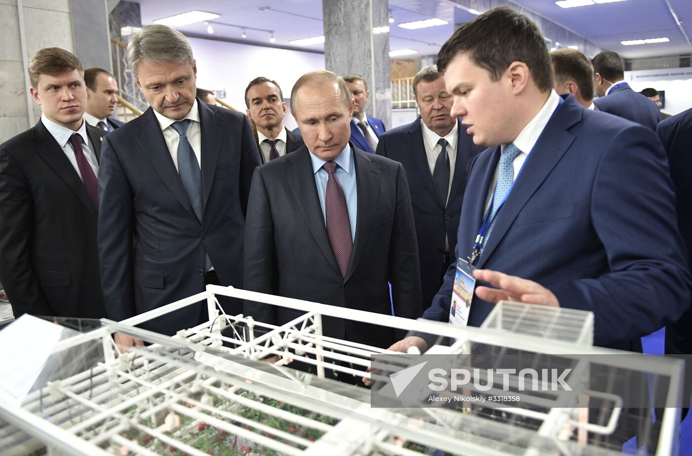 President Vladimir Putin's working trip to Krasnodar