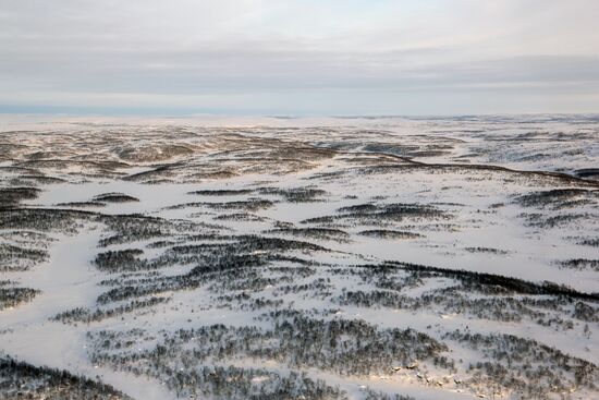 Russian regions. Murmansk Region. Polar area