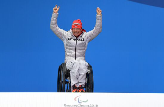 2018 Winter Paralympics. Award ceremony. Day four