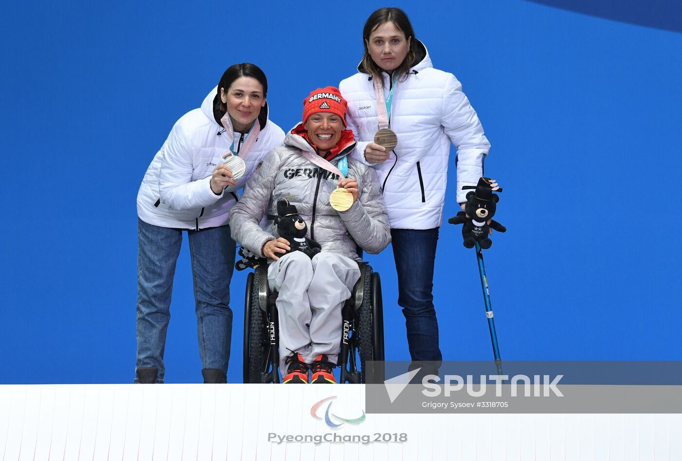 2018 Winter Paralympics. Award ceremony. Day four