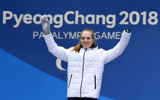 2018 Winter Paralympics. Award ceremony. Day four