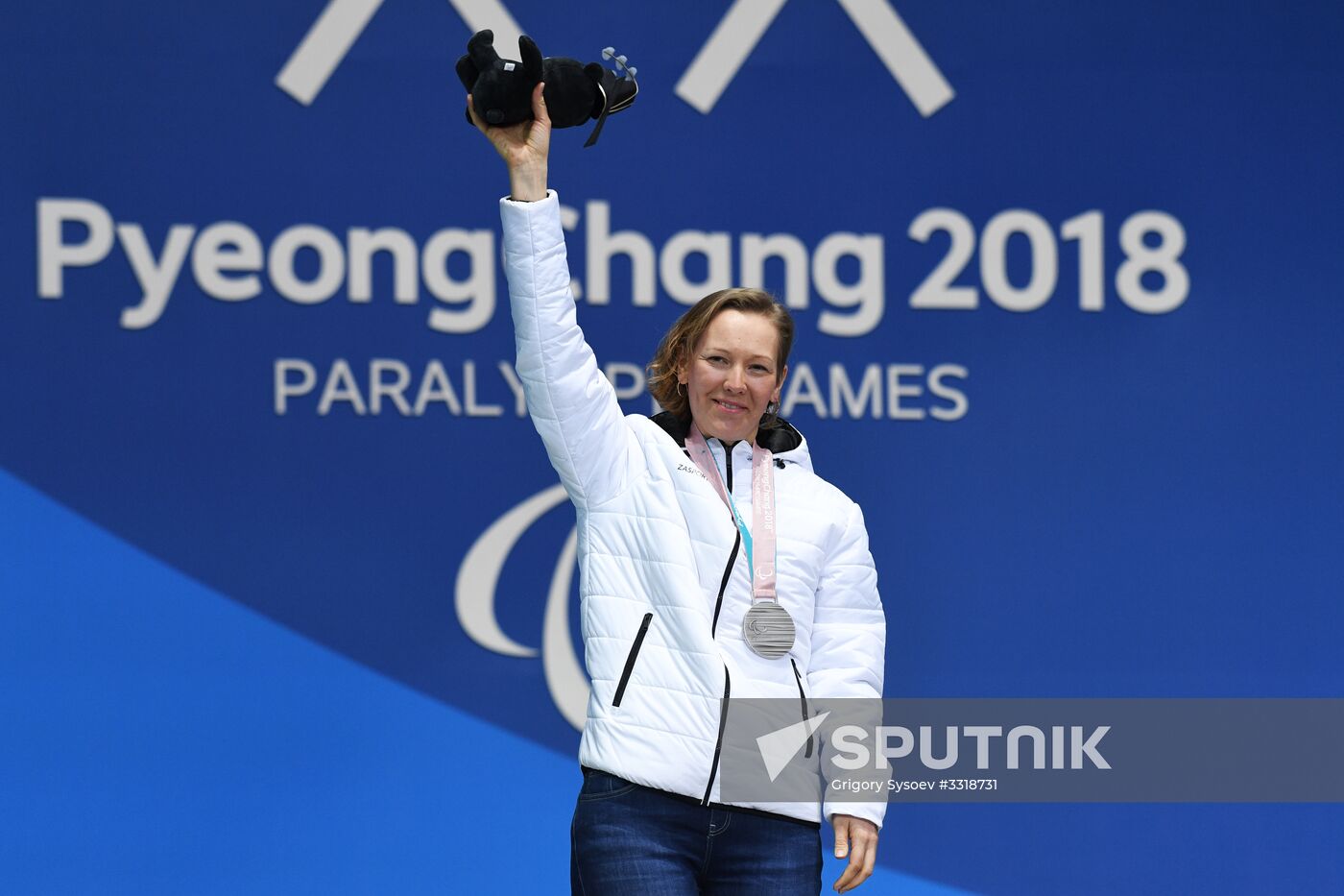 Paralympics 2018. Medals ceremony. Day four