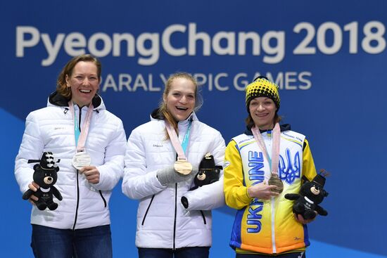 Paralympics 2018. Medals ceremony. Day four