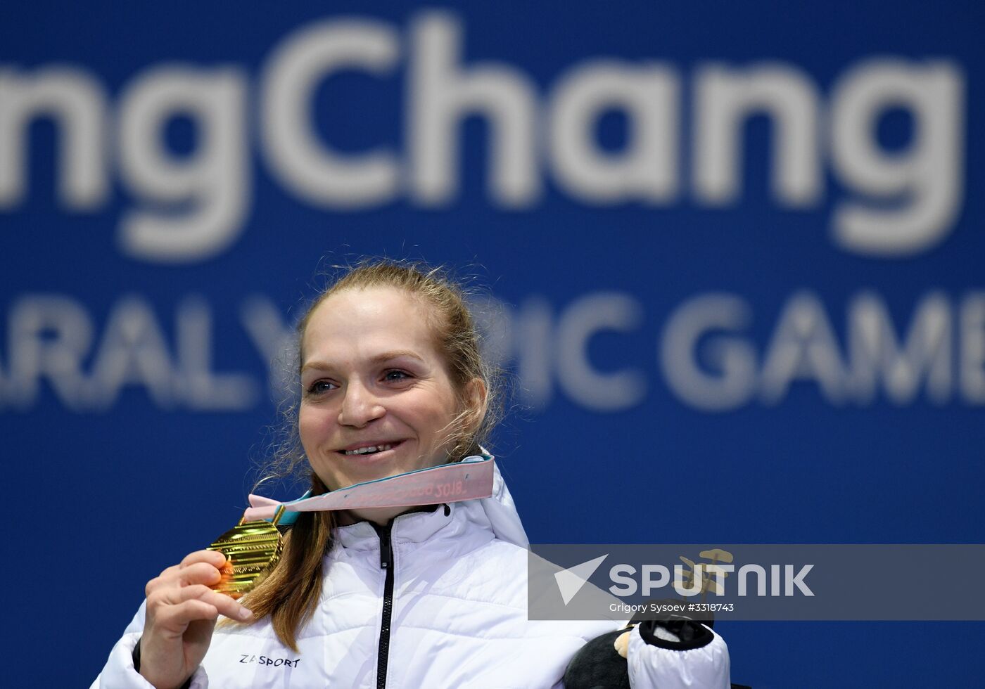 Paralympics 2018. Medals ceremony. Day four
