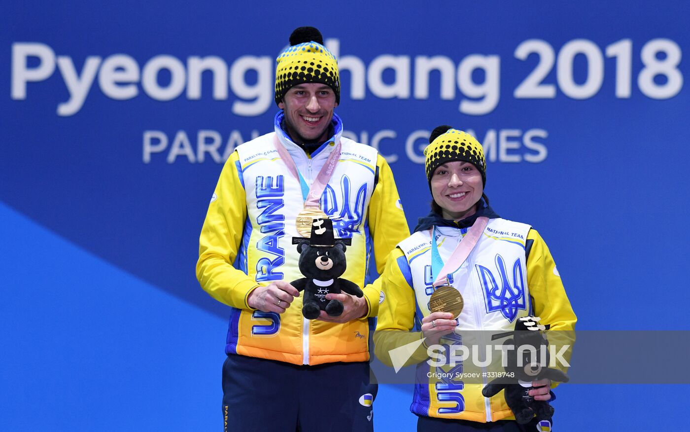 Paralympics 2018. Medals ceremony. Day four