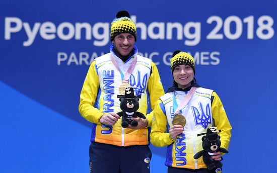 Paralympics 2018. Medals ceremony. Day four