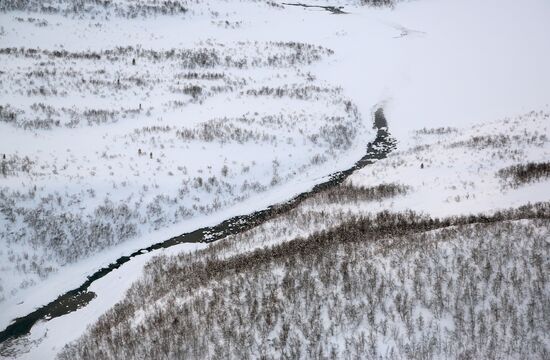 Russian regions. Murmansk Region. Polar area