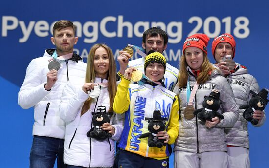 Paralympics 2018. Medals ceremony. Day four