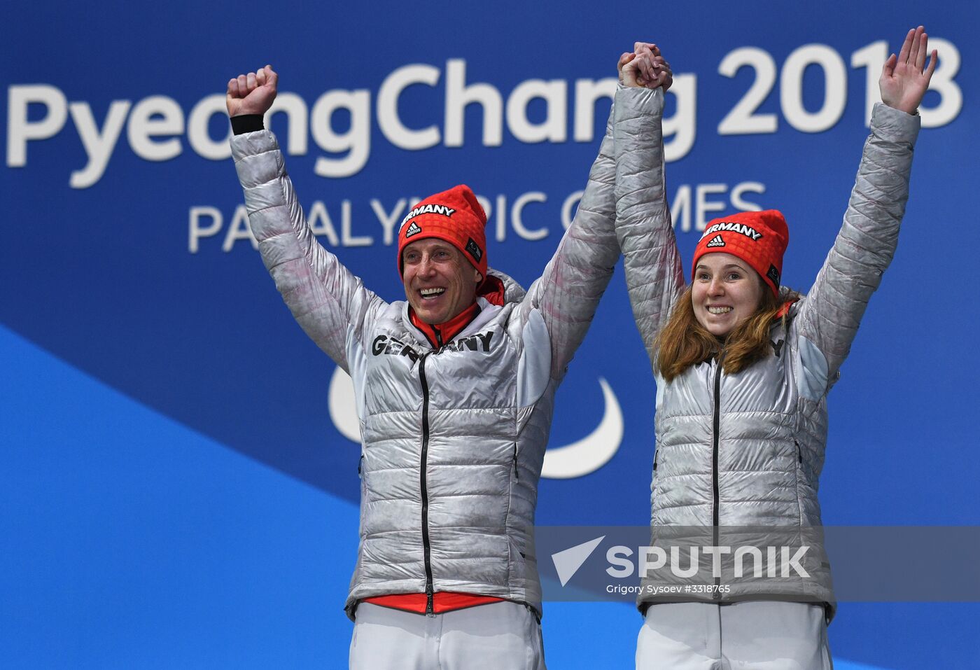 Paralympics 2018. Medals ceremony. Day four