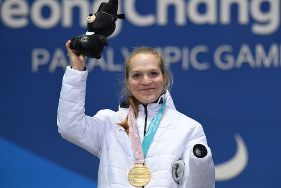 2018 Winter Paralympics. Award ceremony. Day four