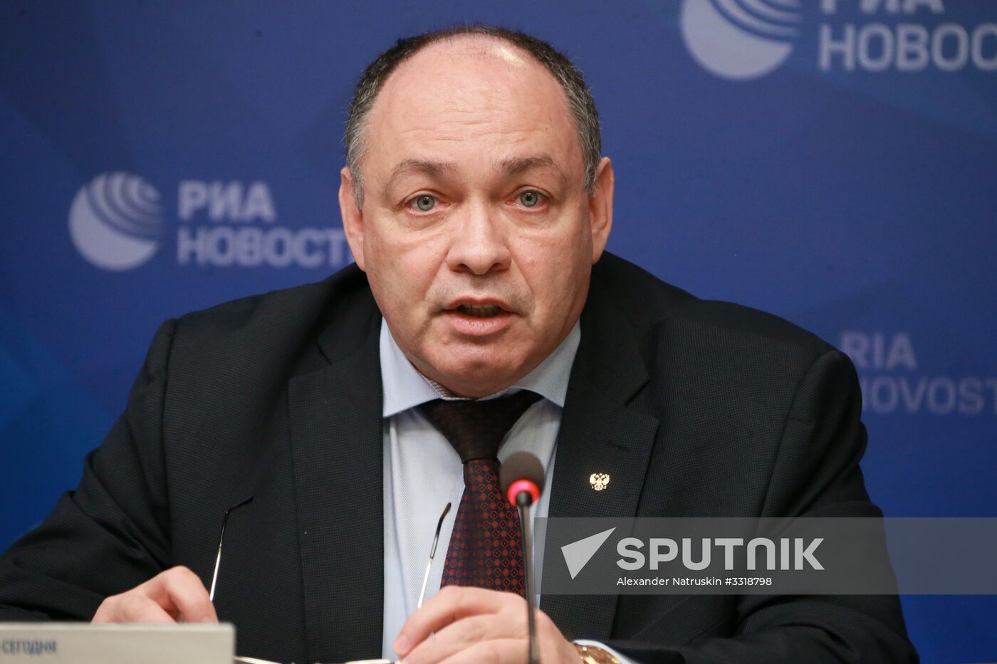 News conference with Acting Federal Water Resources Agency Head Vadim Nikanorov