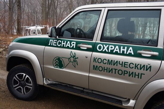 Testing drones used to detect illegal logging in Primorye