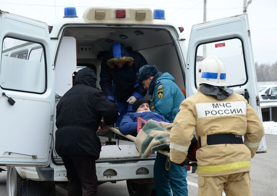 Competition in car accident relief in Grozny