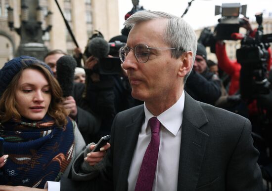 Russian Foreign Ministry summons British Ambassador Laurie Bristow