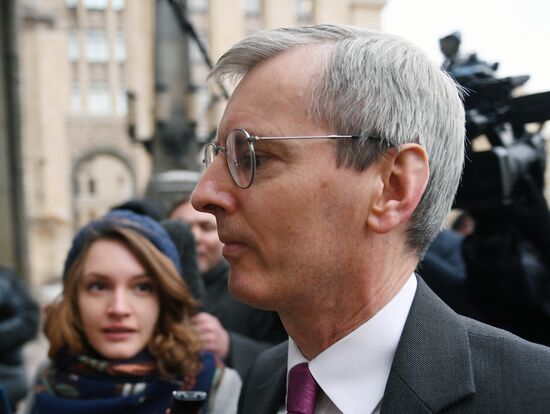 Russian Foreign Ministry summons British Ambassador Laurie Bristow