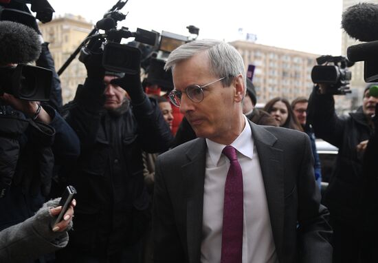 Russian Foreign Ministry summons British Ambassador Laurie Bristow