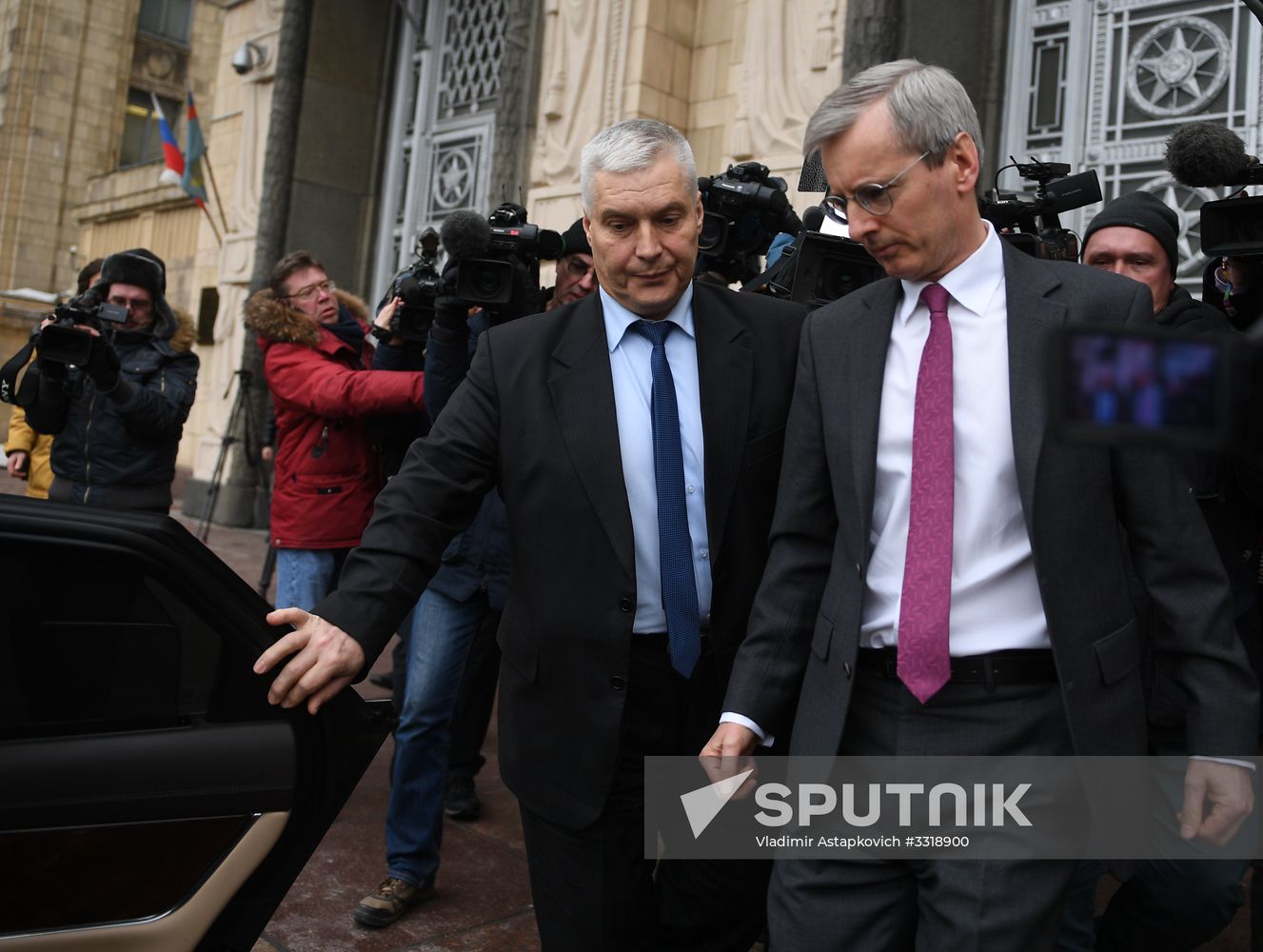 Russian Foreign Ministry summons British Ambassador Laurie Bristow