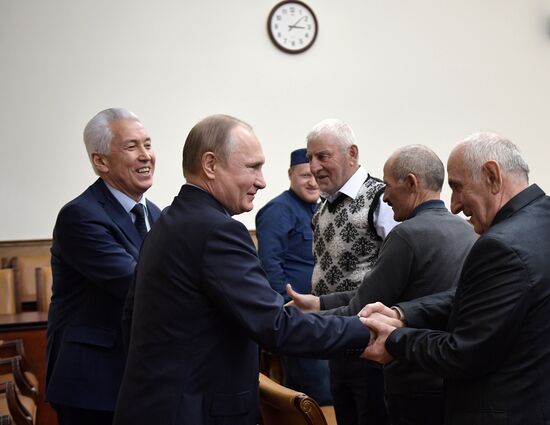 Russian President Vladimir Putin's working trip to Dagestan