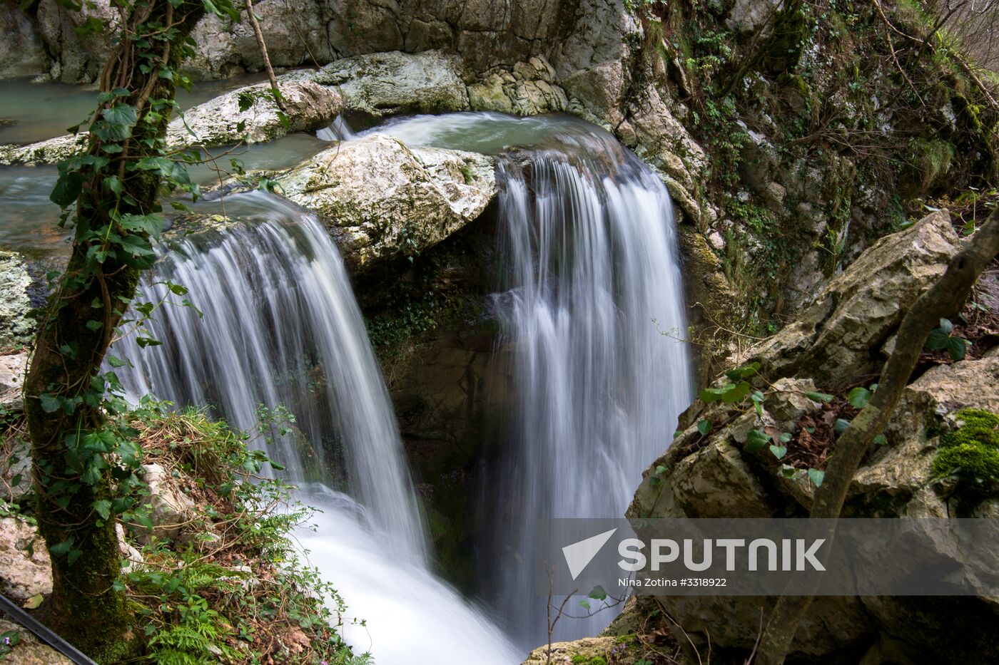 Waterfalls on Agura River