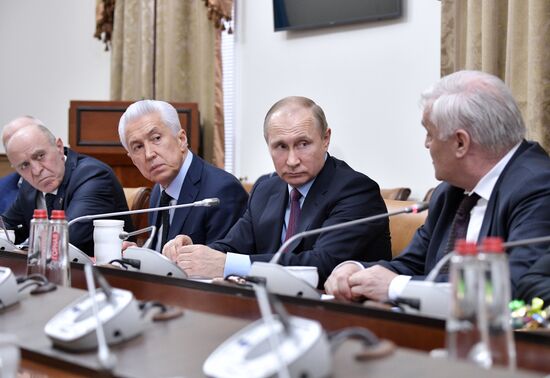 Russian President Vladimir Putin's working trip to Dagestan