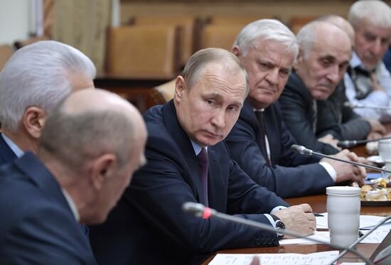 Russian President Vladimir Putin's working trip to Dagestan