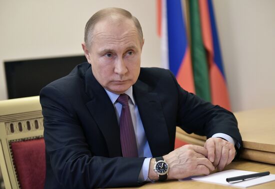 Russian President Vladimir Putin's working trip to Dagestan