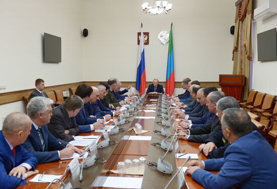 Russian President Vladimir Putin's working trip to Dagestan