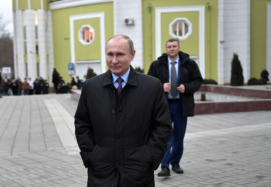 Russian President Vladimir Putin's working trip to Dagestan